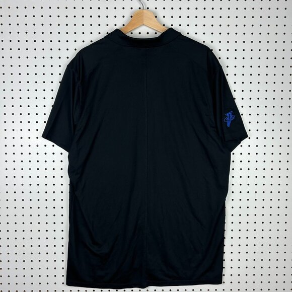 Nike 1 Cent Memphis Tigers Polo XLT Black Basketball Team Issued Penny Hardaway - Picture 4 of 7